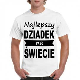 Najlepszy dziadek na świecie - koszulka męska
