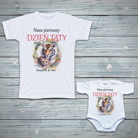 Nasz pierwszy Dzień Taty - tygrys - zestaw