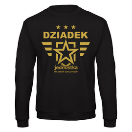 Bluza DZIADEK jednostka do zadań specjalnych - złoty nadruk