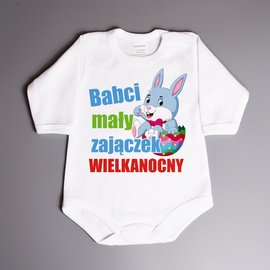 Babci mały zajączek wielkanocny - body wielkanocne