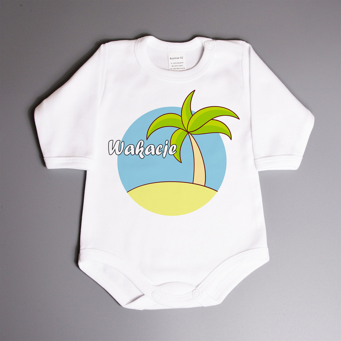 Wakacje - body niemowlęce