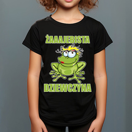 Żaaajebista dziewczyna - koszulka dziecięca
