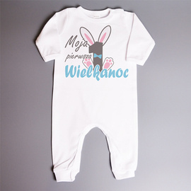 Moja pierwsza Wielkanoc - cyfra - pajac