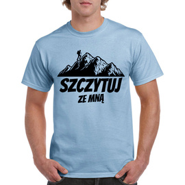 Szczytuj ze mną - koszulka męska