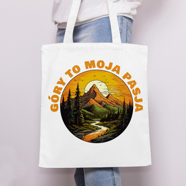 Góry to moja pasja - torba bawełniana