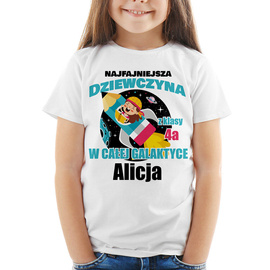 Najfajniejsza dziewczyna z klasy - koszulka dziecięca