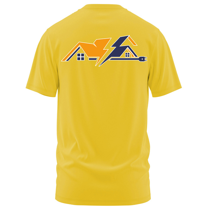 Koszulka z LOGO dla Firm Elektrycznych - Nadruk Firmowy