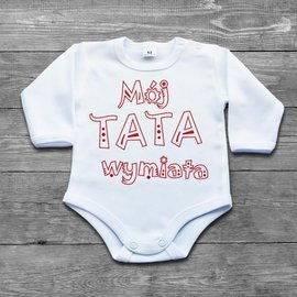 Mój tata wymiata - body niemowlęce