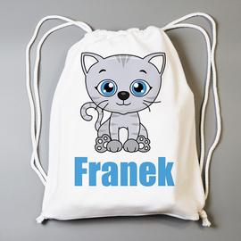 Kot - worek do przedszkola