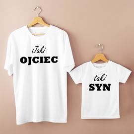 Zestaw koszulek - Jaki ojciec i taki syn