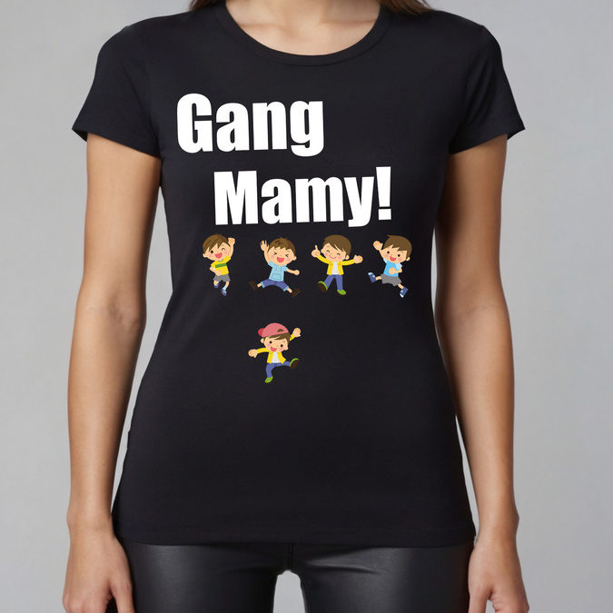 Gang mamy - koszulka damska