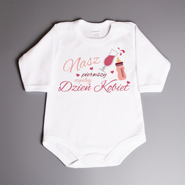 Nasz pierwszy wspólny dzień kobiet - body niemowlęce