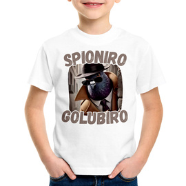 Spioniro Golubiro - koszulka dziecięca - Italian Brainrot