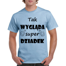 Tak wygląda Super dziadek - koszulka męska