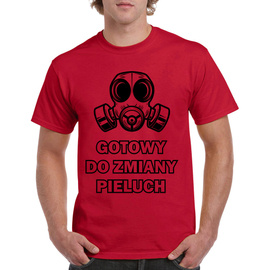 Gotowy do zmiany pieluch - koszulka męska