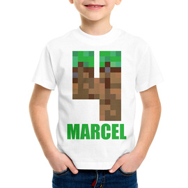 Koszulka na czwarte urodziny minecraft