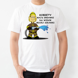 Kobiety mają drgawki na widok... - koszulka męska