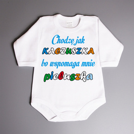 Chodzę jak kaczuszka - body niemowlęce