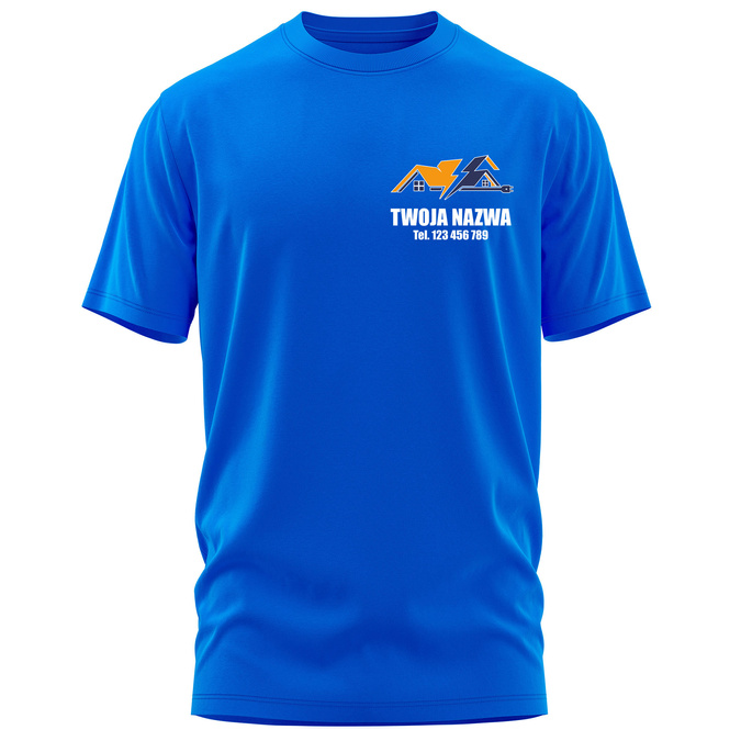 Koszulka z LOGO dla Firm Elektrycznych - Nadruk Firmowy
