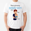 Nasz pierwszy DZIEŃ TATY - chłopiec - koszulka męska