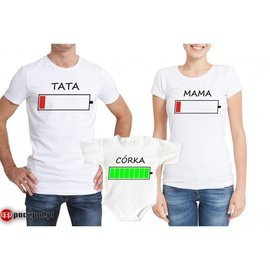 Zestaw tata, mama, córka - bateria