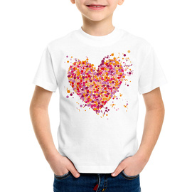 Serce z kropek - koszulka dziecięca