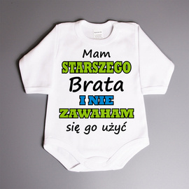 Mam starszego brata  i nie zawaham się go użyć - body niemowlęce