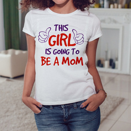 This girl is going to be a mom - koszulka damska