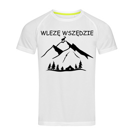 Wlezę wszędzie - koszulka sportowa