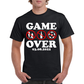 Game over - koszulka na wieczór kawalerski