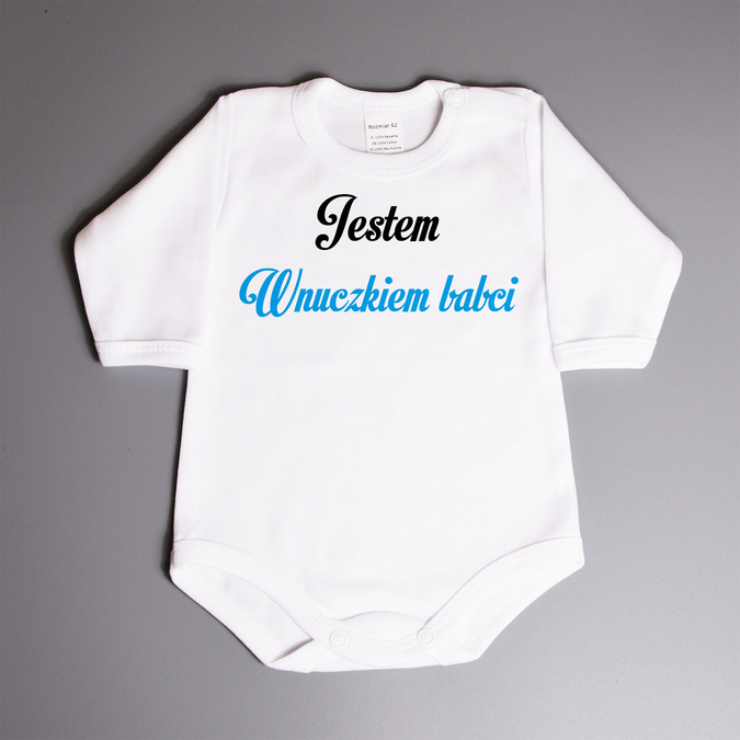 Jestem wnuczkiem babci (imię) - body niemowlęce