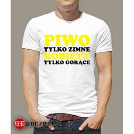 Piwo tylko zimnę kobiety tylko gorące