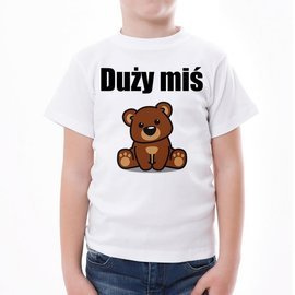 Duży miś - koszulka dziecięca