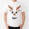 Koszulka męska z reniferem