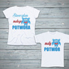 Zestaw koszulek - Stworzyłam małego potwora