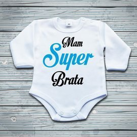 Mam super brata - body niemowlęce
