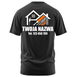 Koszulka z LOGO dla Firm Budowlanych - Nadruk Firmowy